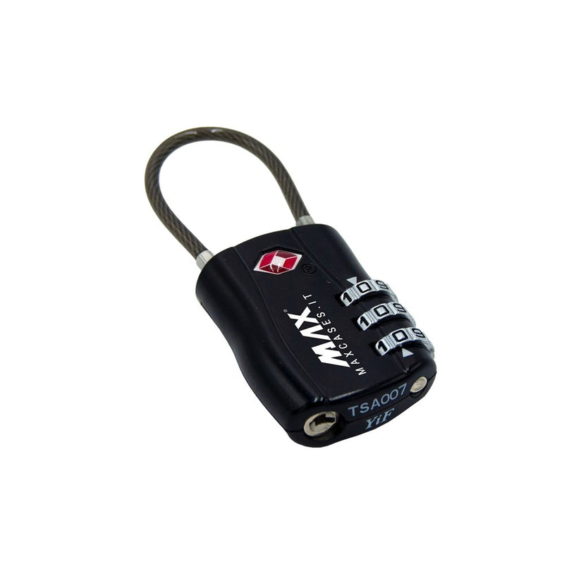 MAX Cases - TSA Padlock With Flexable Shackel