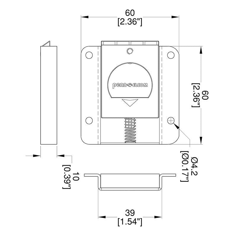 Penn Elcom - L2455 - Small Slam Latch for Slam-Lid System