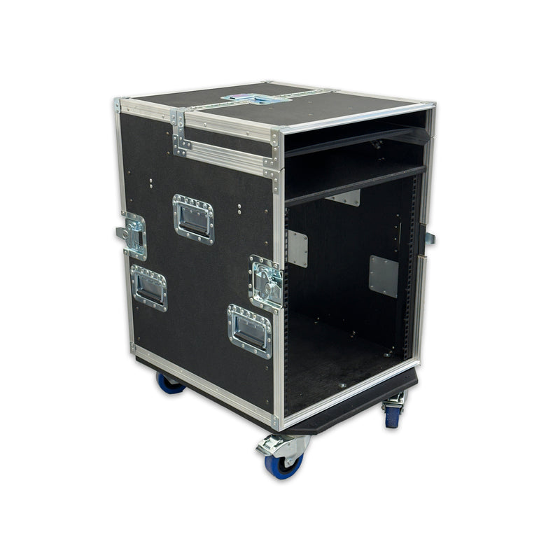 Livesound - LS19PDW-S - 19" Rack Workstation Case With Screen Mount.