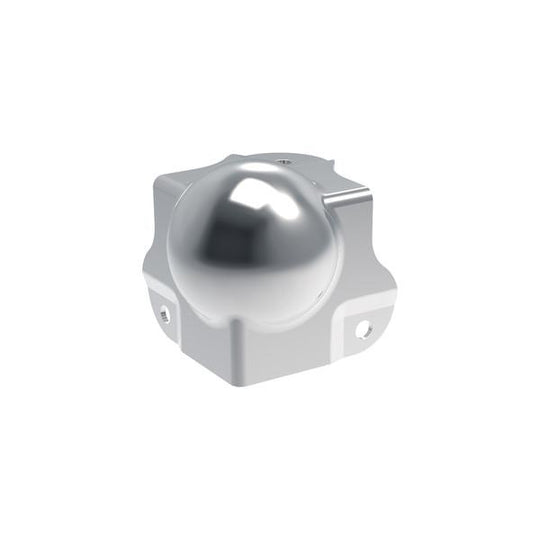 Penn Elcom - C1348/01 - PennBrite Female Stackable Brace Ball Corner with 30mm Offset and 1.5mm Radius