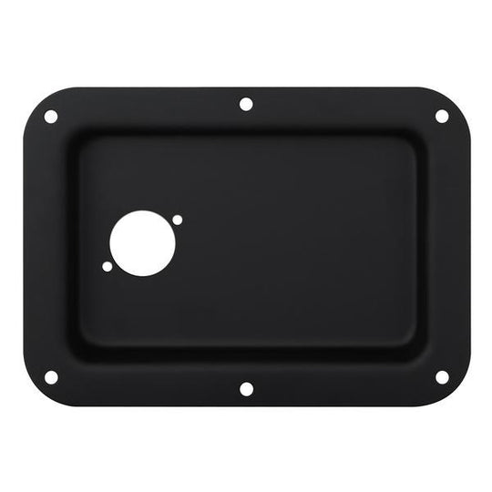 Penn Elcom - D021K - Dish Punched for 1 x D-Series Connector - Black