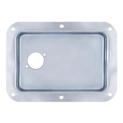 Penn Elcom - D021Z - Dish Punched for 1 x D-Series Connector - Zink