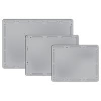 Penn Elcom - D4117Z - Surface Mount Label Dish for Self-Adhesive Tour Labels - Zink