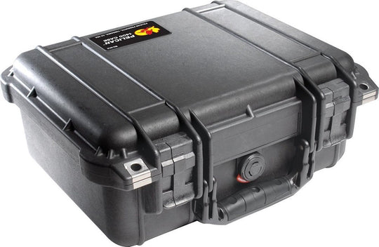 Pelican Cases - 1400 Protector Case - Internal dimensions: 300 x 225 x 132 mm.