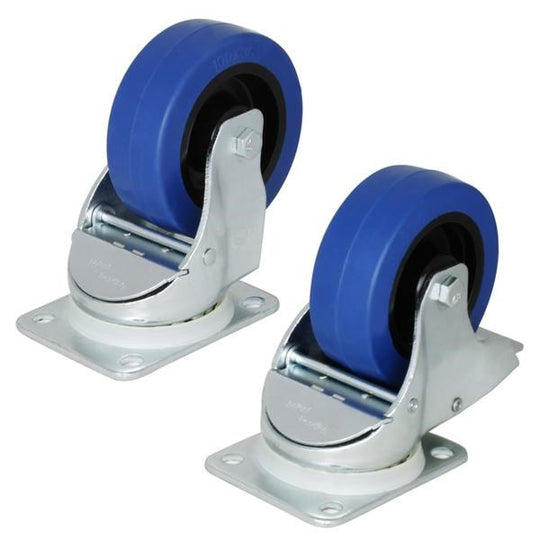 Penn Elcom - W9000-Auto - 100mm Auto Swivel Wheel.