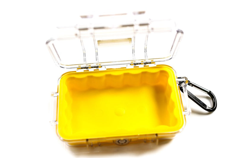 Pelican Cases - 1020 Micro Cases Yellow/Clear