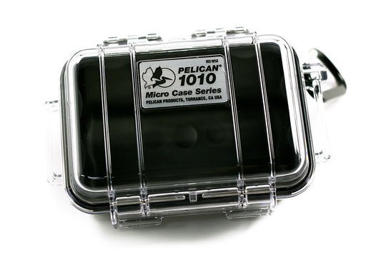 Pelican Cases - 1010 Micro Cases Black/Clear